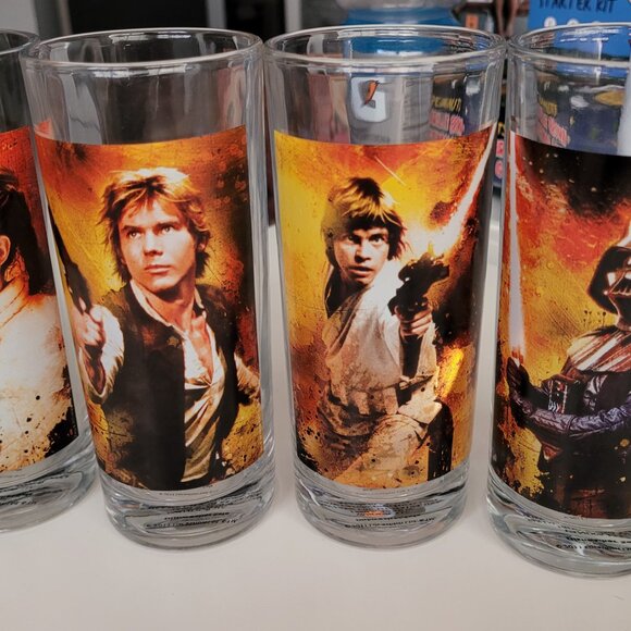 Vandor Star Wars 4 Pc 10 oz Glass Set - Picture 3 of 12